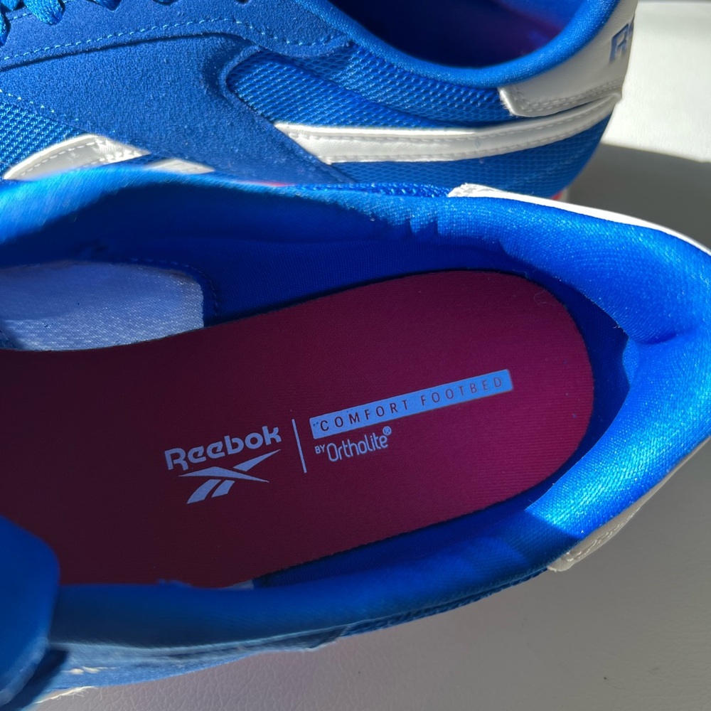 Reebok Blue and White Sneakers Size 11 - Picture 11 of 13